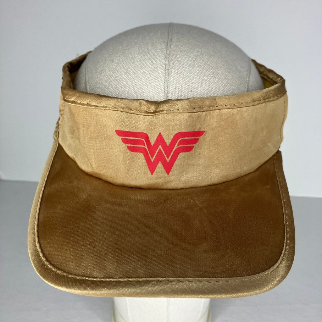 Wonder Woman Dc Comics Visor Hat Women's Gold Adjustable Run Series